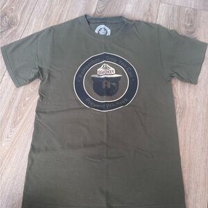 Olive Green Short Sleeve Graphic Tee